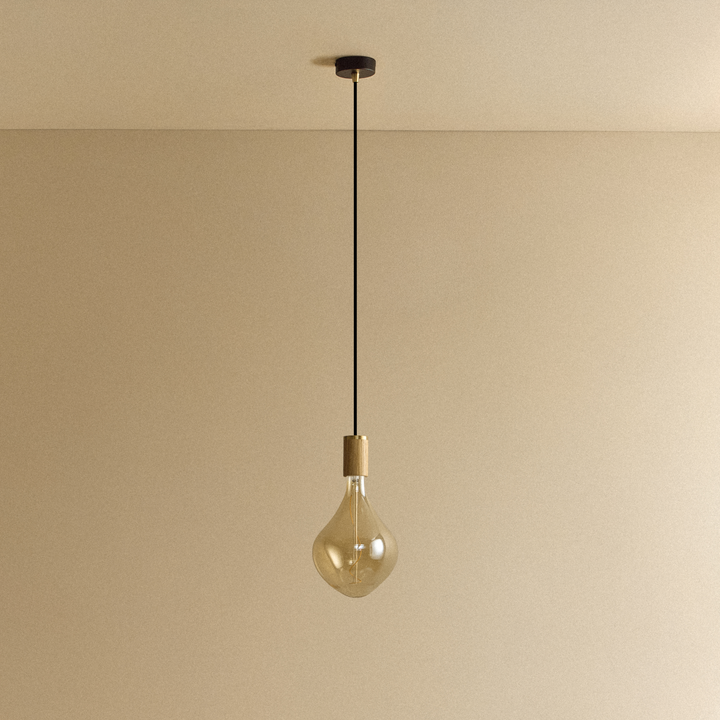 Voronoi II Pendant Light in Oak