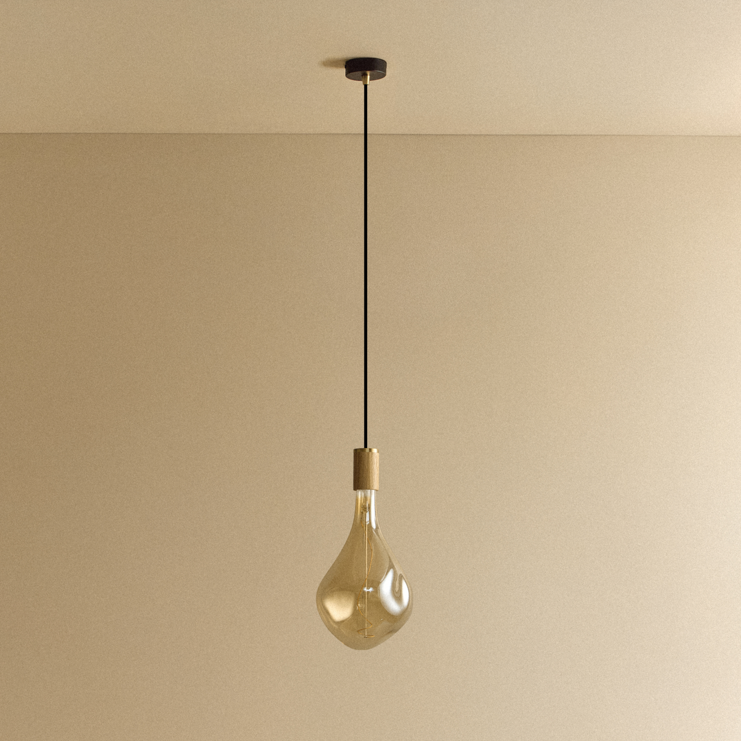 Voronoi III Pendant Light in Oak
