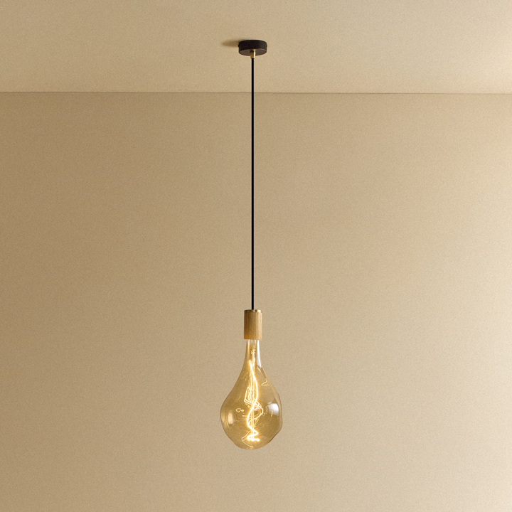 Voronoi III Pendant Light in Oak