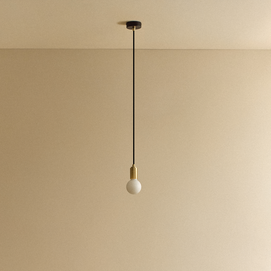 Sphere II Pendant Light in Brass