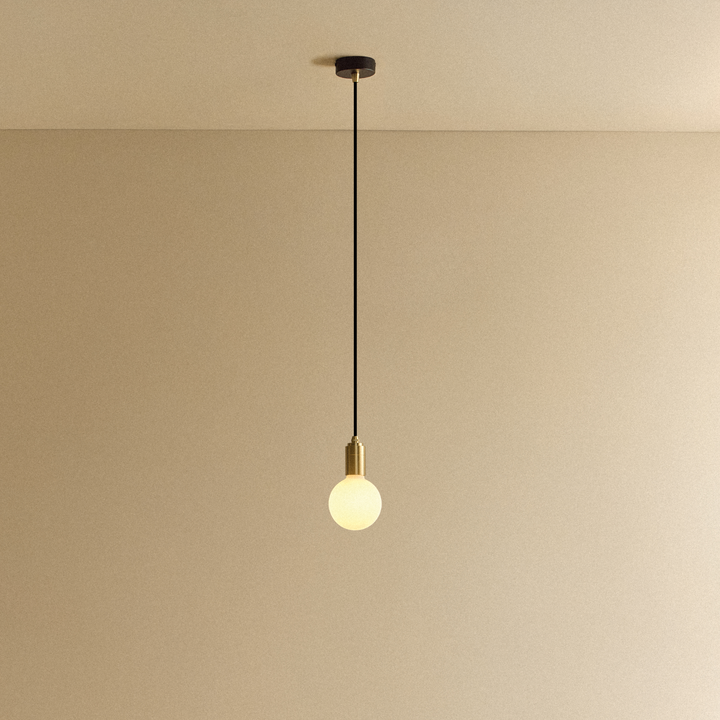 Sphere III Pendant Light in Brass