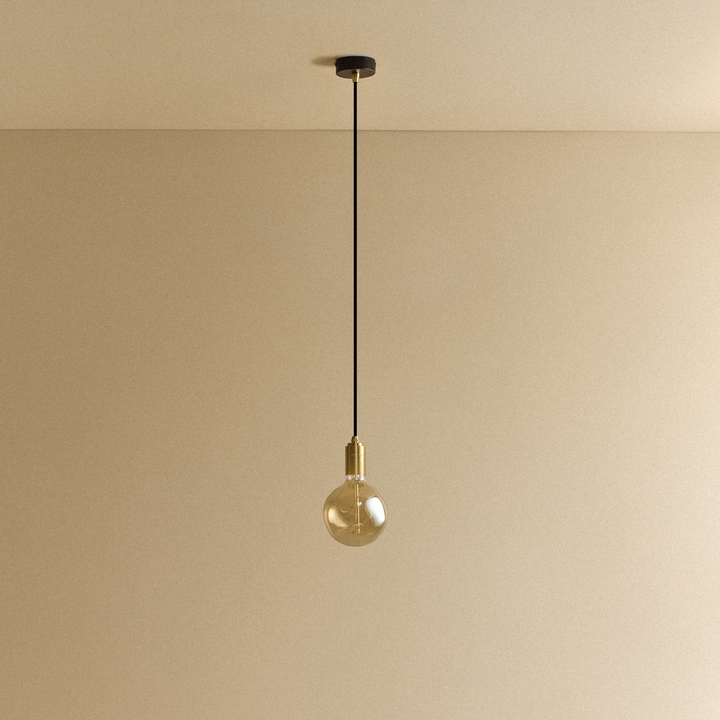 Voronoi I Pendant Light in Brass