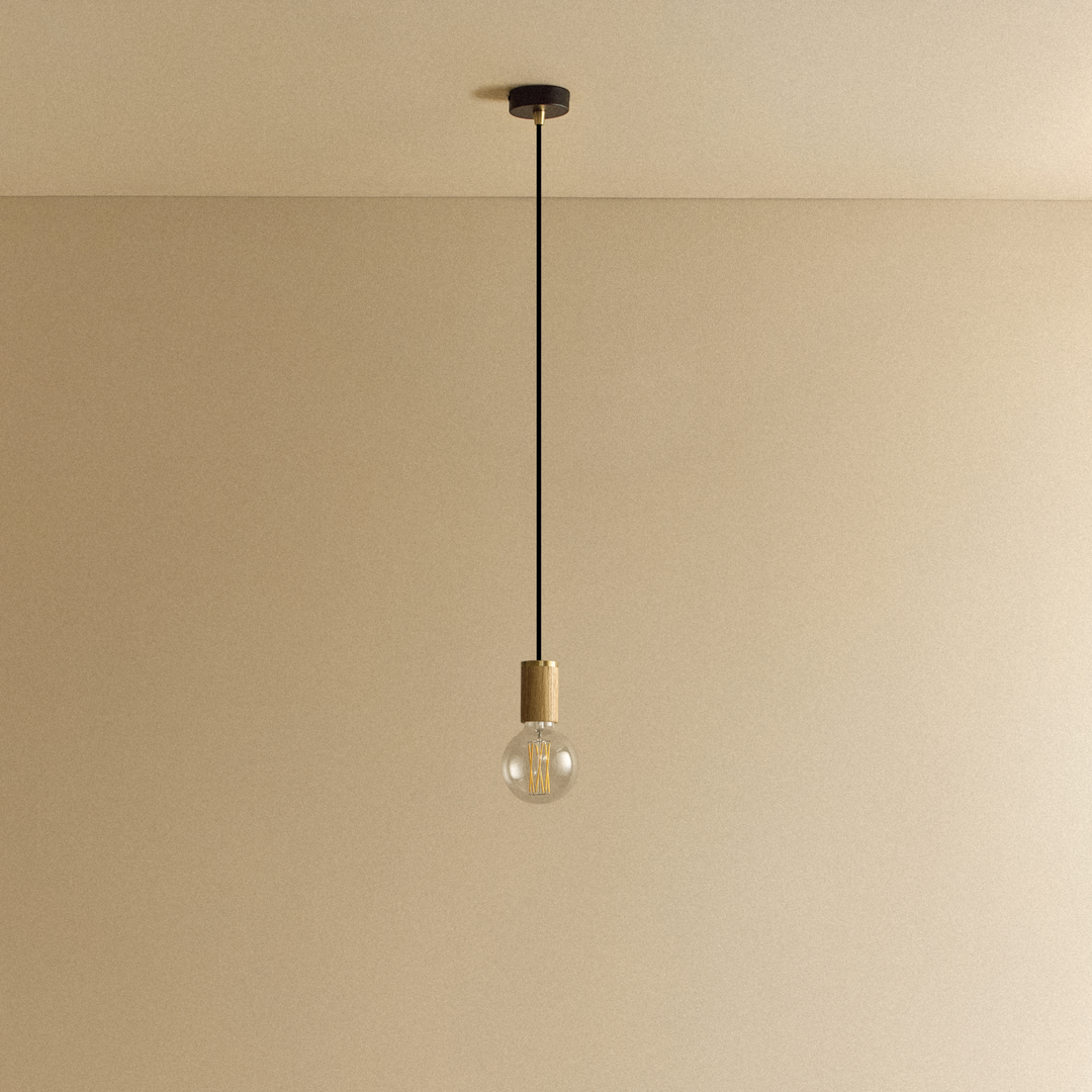 Elva Pendant Light Non-Tinted in Oak