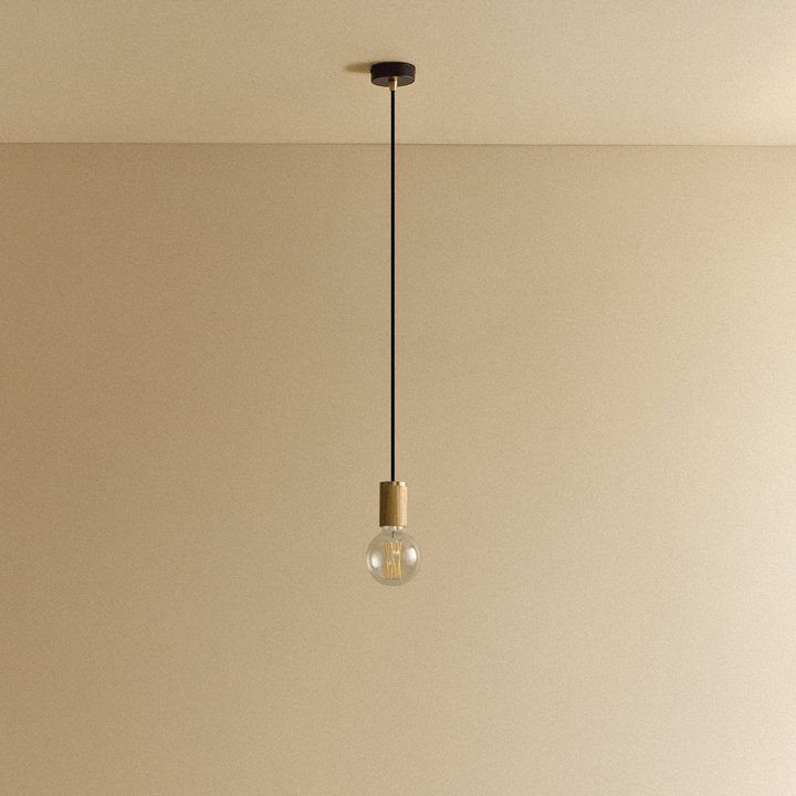 Elva Pendant Light Non-Tinted in Oak