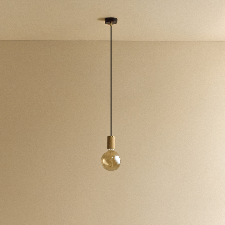 Voronoi I Pendant Light in Oak