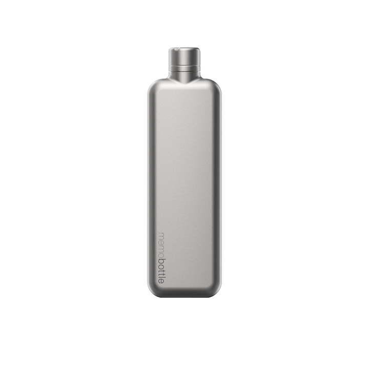 Slim Stainless Steel Memobottle - Satin