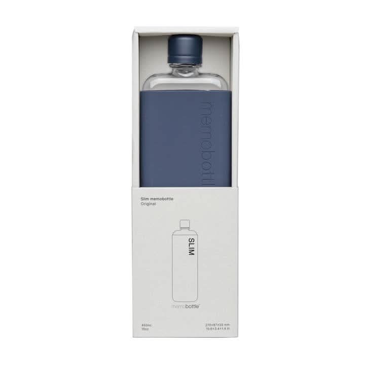 Slim Memobottle Bundle (Bottle, Silicone Sleeve & Lid) by Memobottle - Bayte