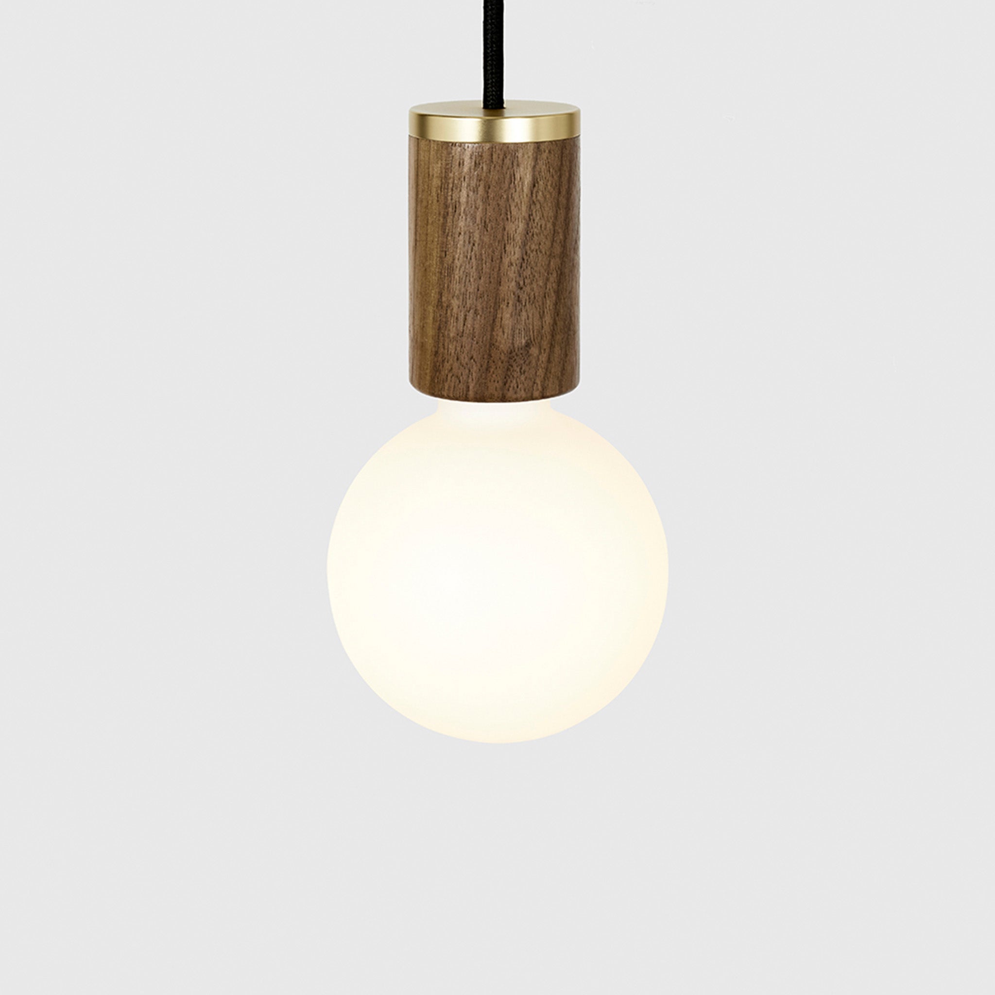 Sphere III Pendant Light in Walnut - Thumbnail 2