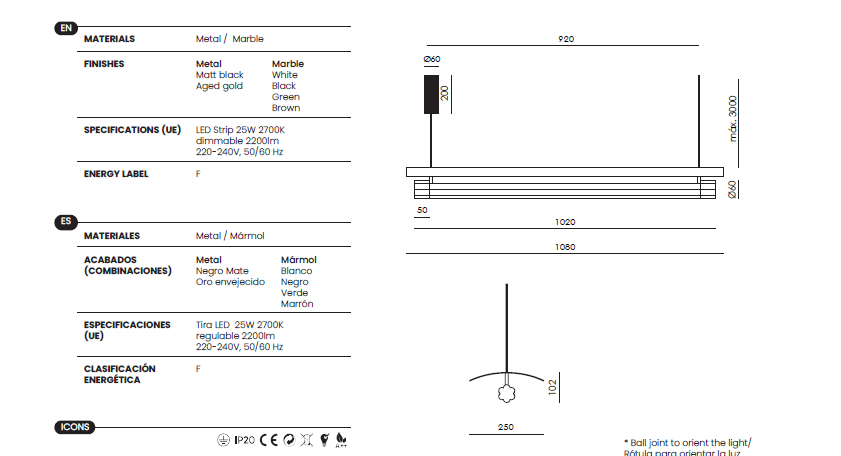 Tasta Pendant Lamp