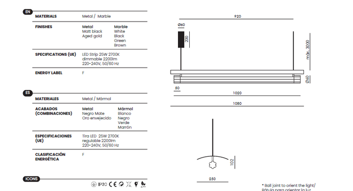 Tasta Pendant Lamp