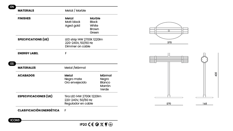 Tasta Table Lamp