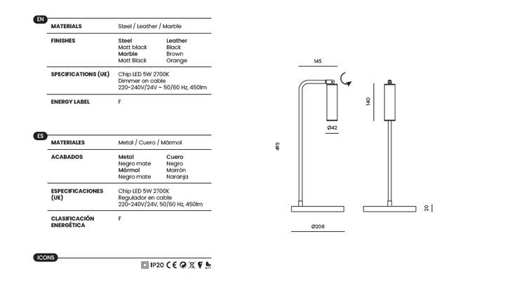 Tura Table Lamp
