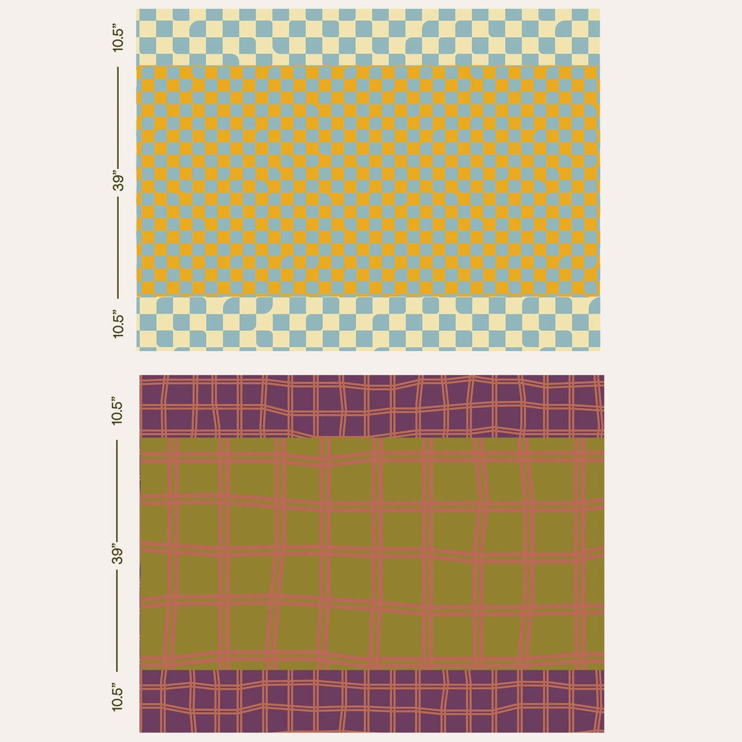 Tablecloth Reversible Grid