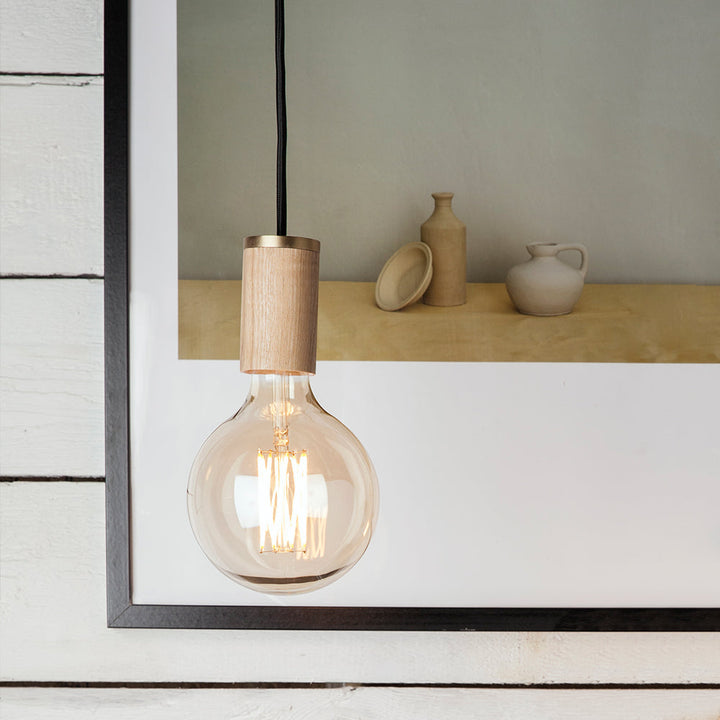 Gaia Pendant Light in Oak