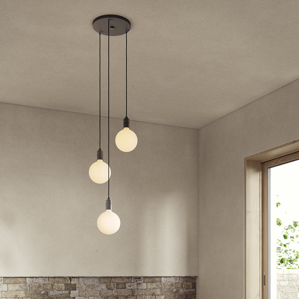 Triple Pendant in Graphite
