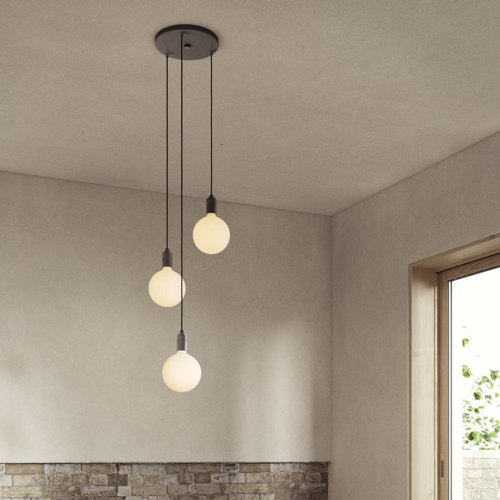 Triple Pendant in Graphite