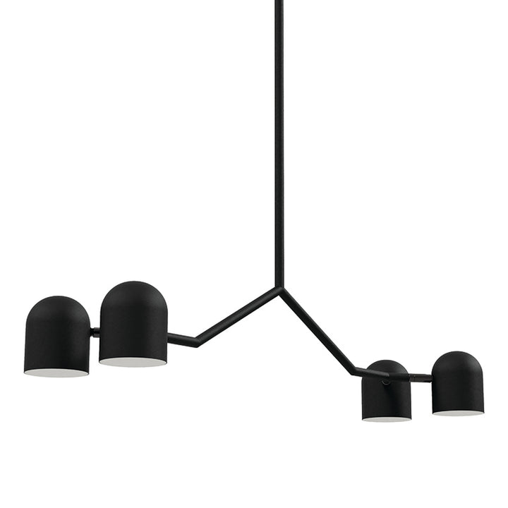 Tandem 4-Head Pendant Lamp