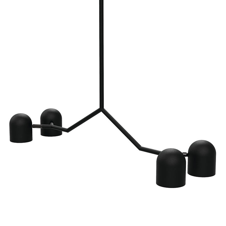 Tandem 4-Head Pendant Lamp