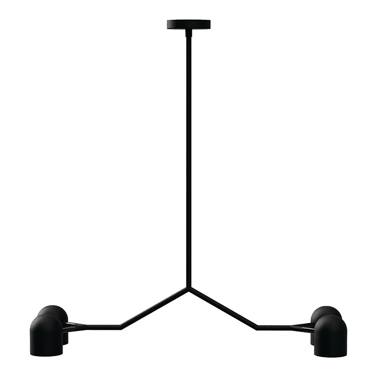 Tandem 4-Head Pendant Lamp