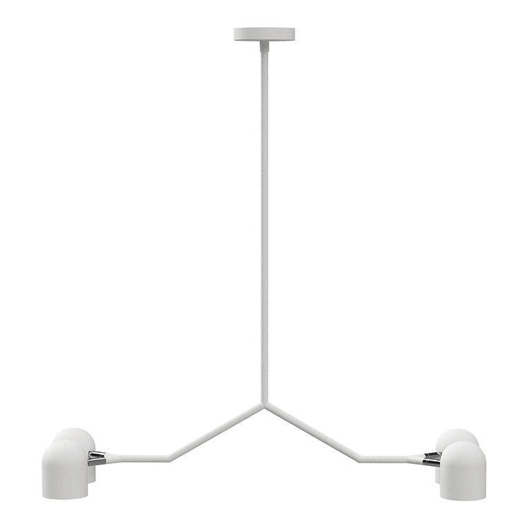 Tandem 4-Head Pendant Lamp