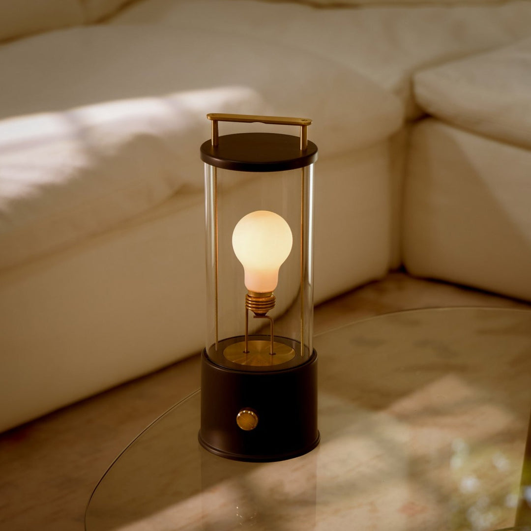 The Muse 2.0 Portable Lamp in Hackles Black