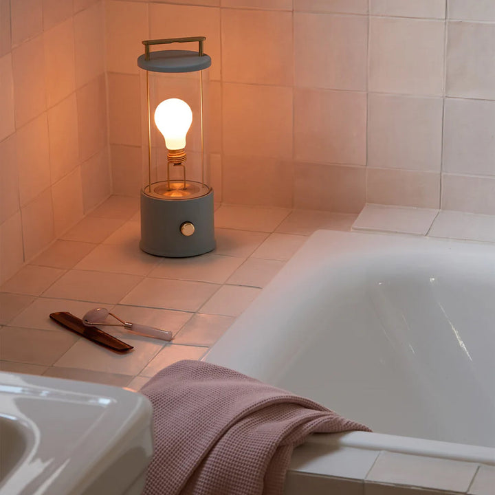 The Muse 2.0 Portable Lamp in Selvedge Blue