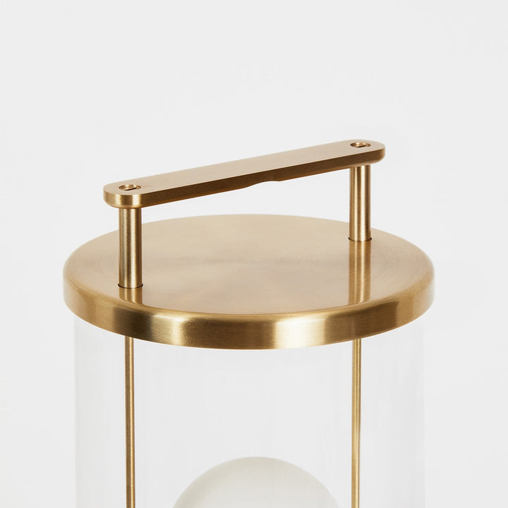 The Muse 2.0 Portable Lamp in Solid Brass