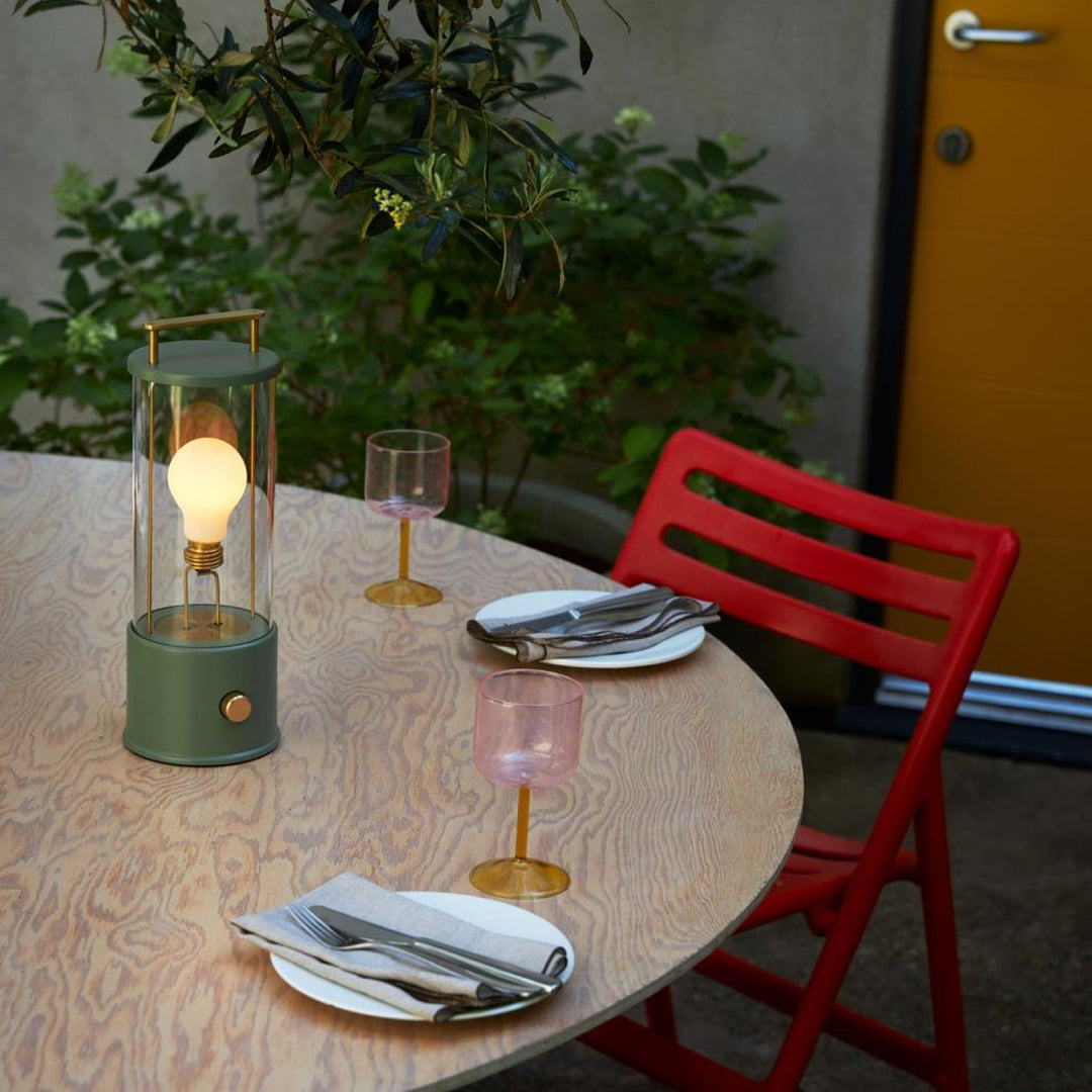 The Muse 2.0 Portable Lamp in Pleasure Garden Green
