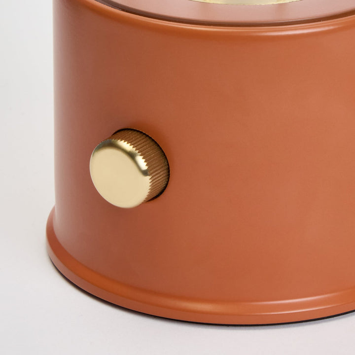 The Muse 2.0 Portable Lamp in Claycourt Orange