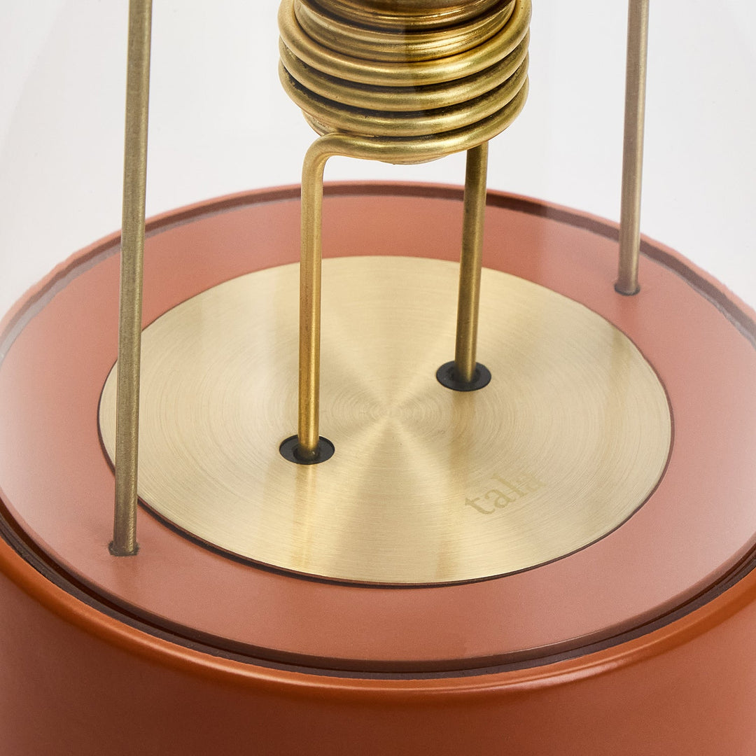 The Muse 2.0 Portable Lamp in Claycourt Orange