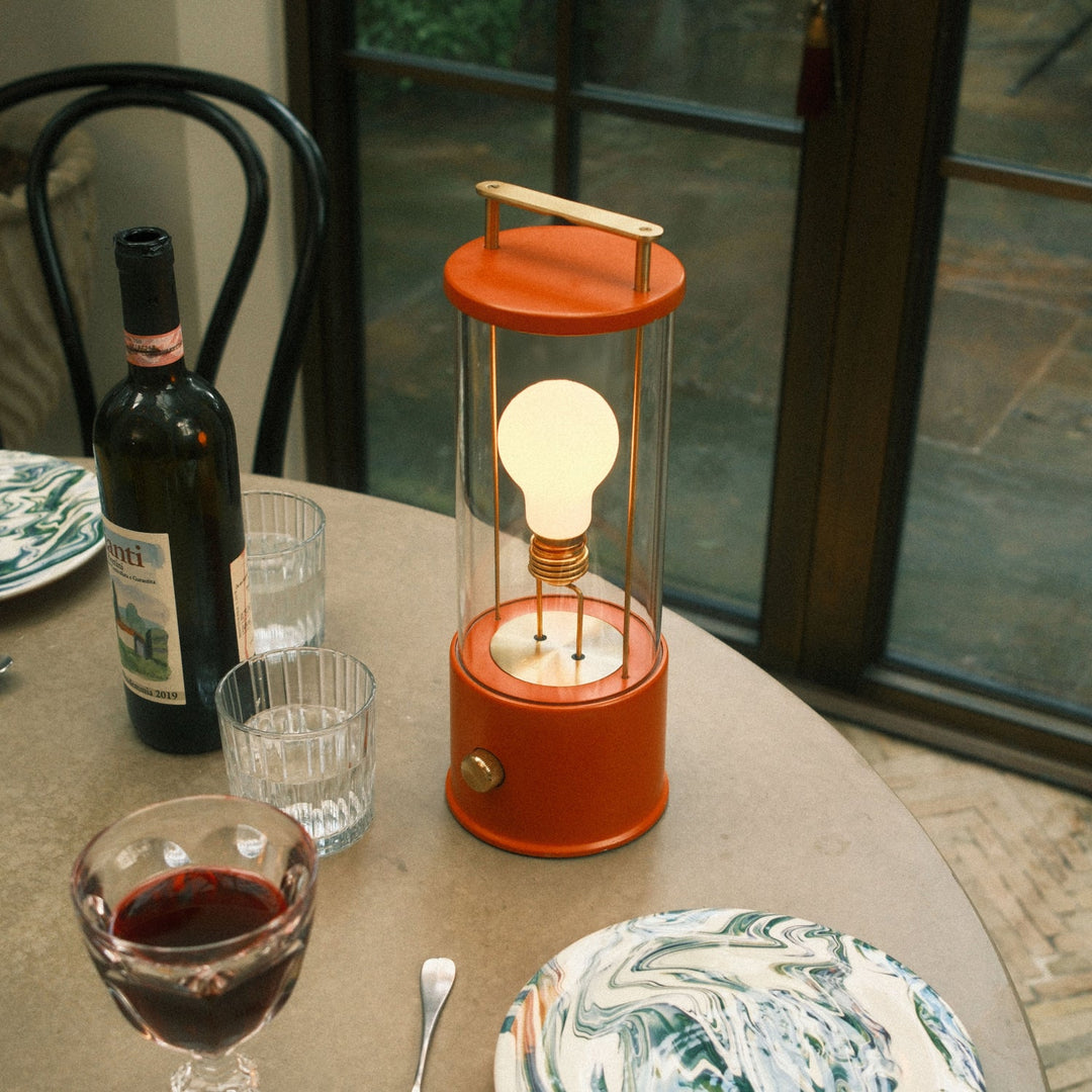 The Muse 2.0 Portable Lamp in Claycourt Orange