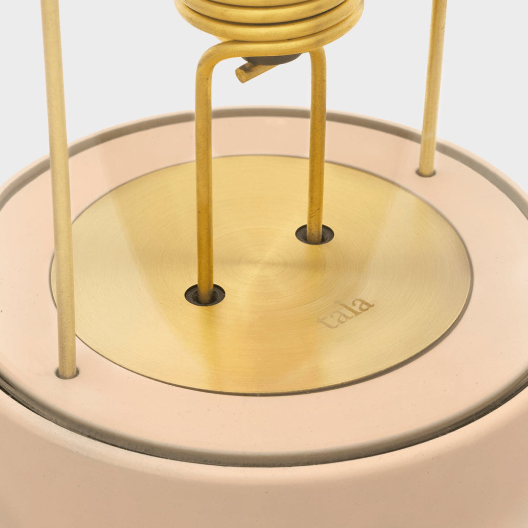 The Muse 2.0 Portable Lamp in Setting Plaster Pink