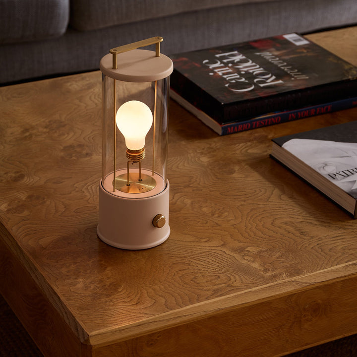 The Muse 2.0 Portable Lamp in Setting Plaster Pink
