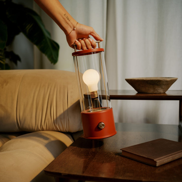 The Muse 2.0 Portable Lamp in Pomona Red