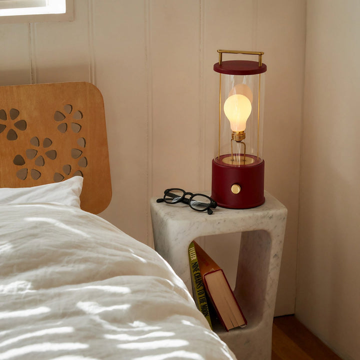 The Muse 2.0 Portable Lamp in Pomona Red