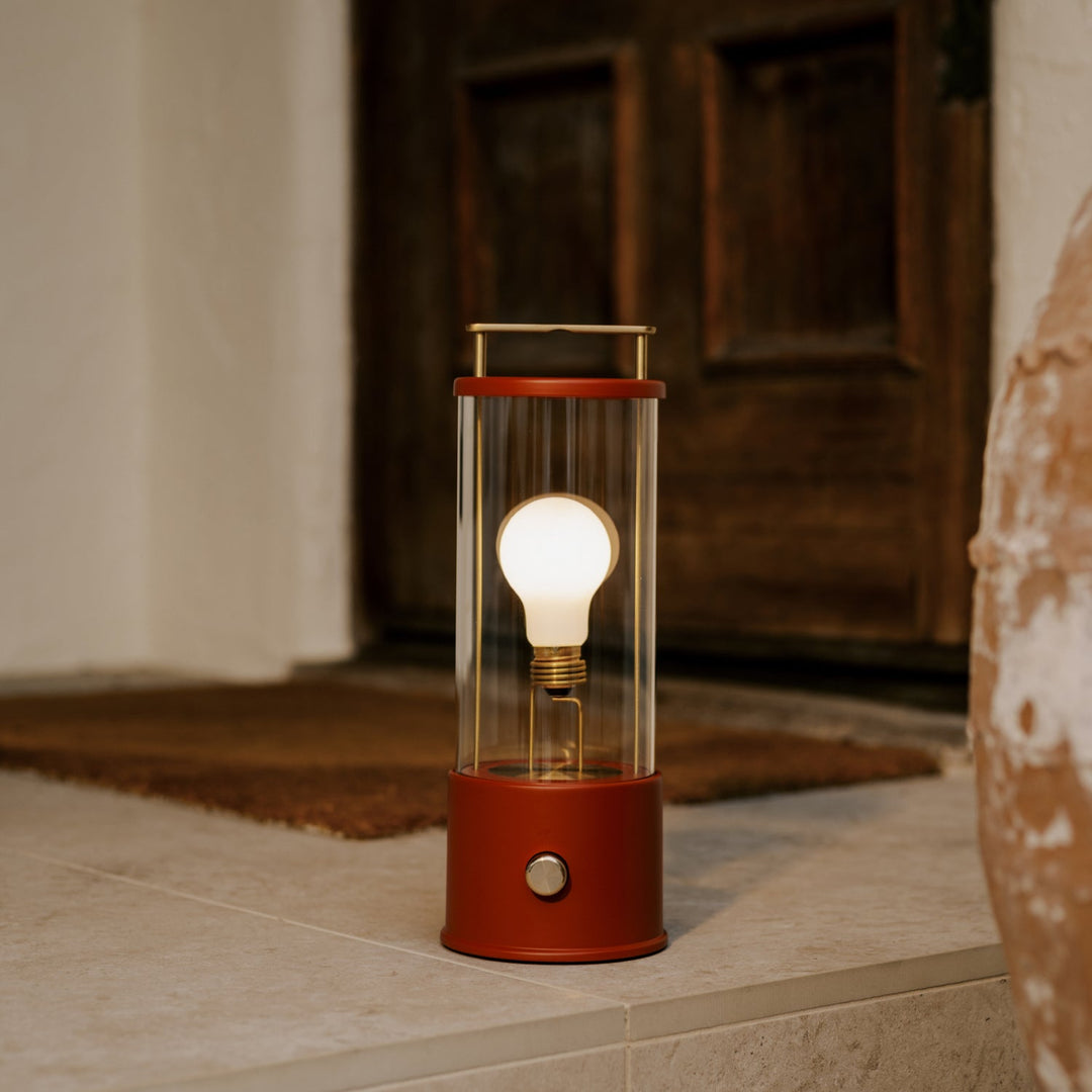 The Muse 2.0 Portable Lamp in Pomona Red