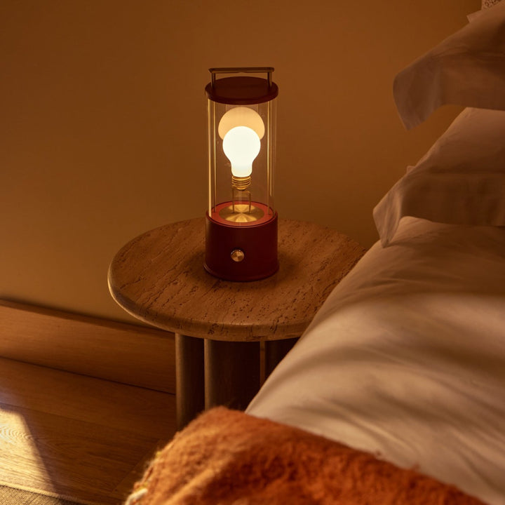 The Muse 2.0 Portable Lamp in Pomona Red