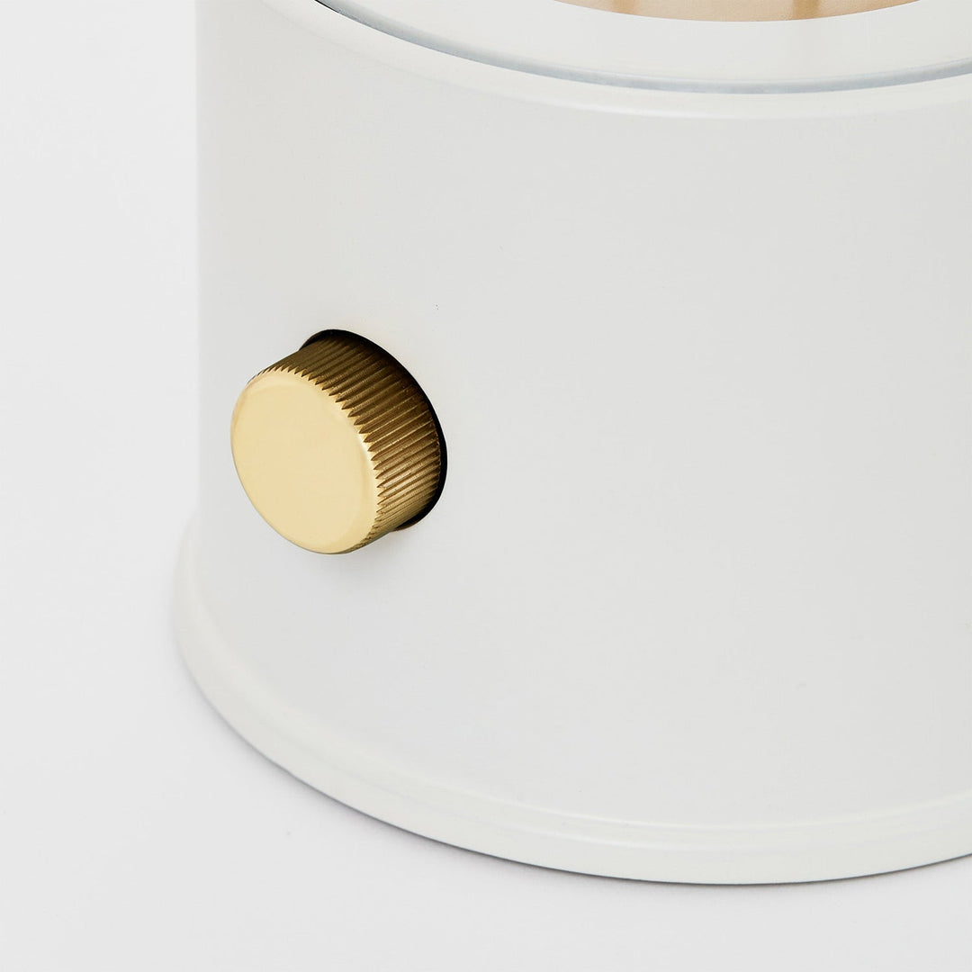 The Muse 2.0 Portable Lamp in Candlenut White