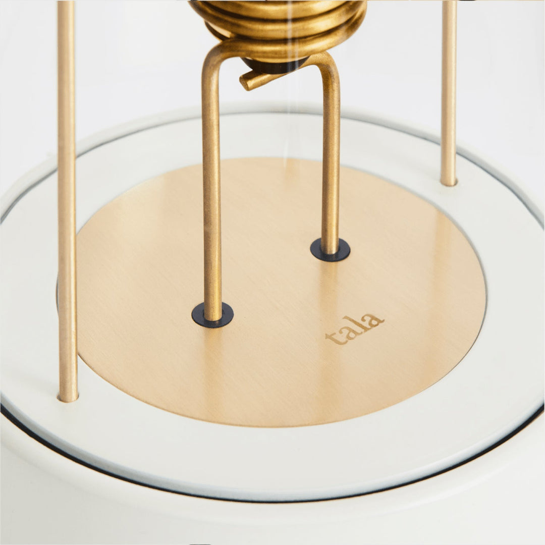 The Muse 2.0 Portable Lamp in Candlenut White