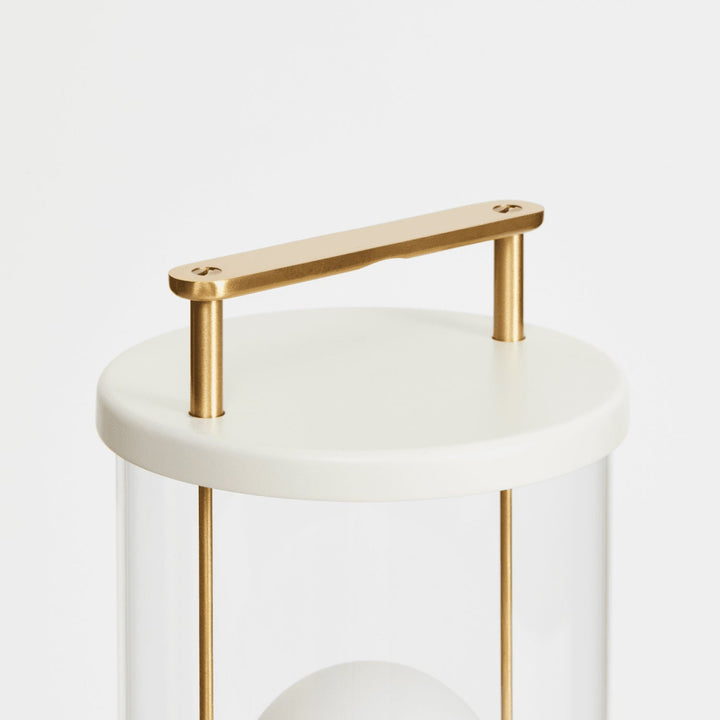 The Muse 2.0 Portable Lamp in Candlenut White