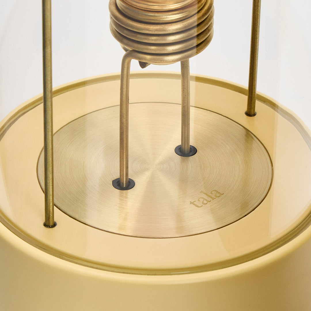 The Muse 2.0 Portable Lamp in Posset Yellow