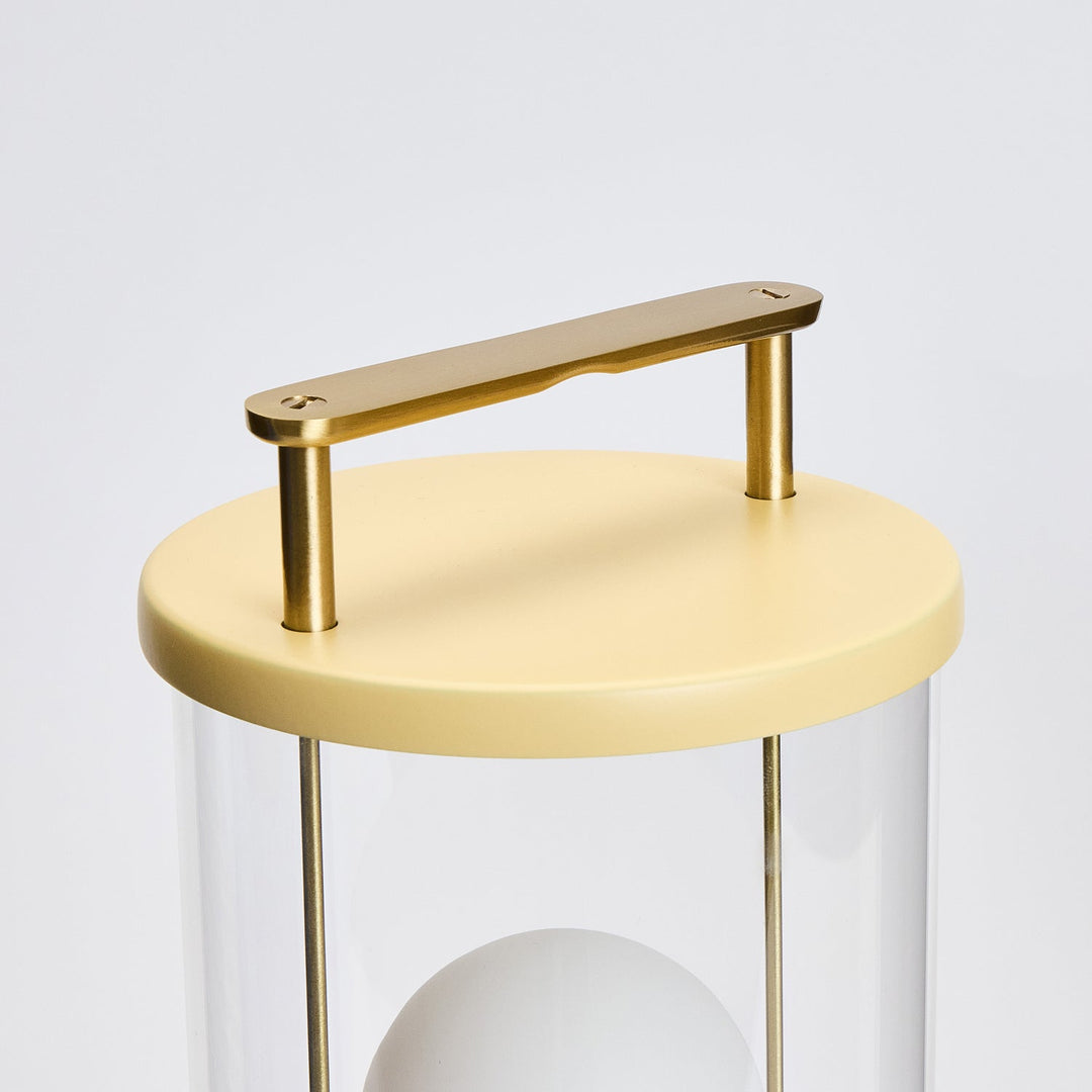 The Muse 2.0 Portable Lamp in Posset Yellow