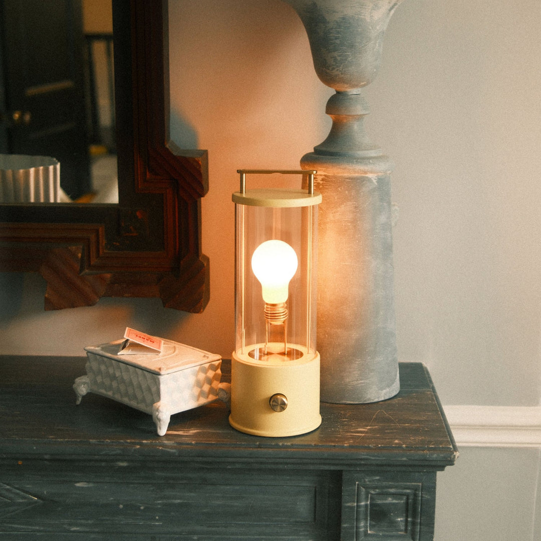 The Muse 2.0 Portable Lamp in Posset Yellow
