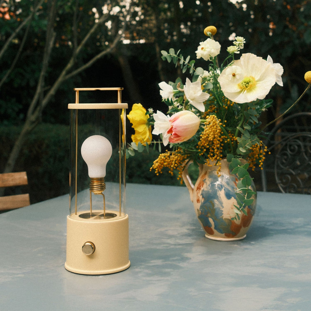 The Muse 2.0 Portable Lamp in Posset Yellow