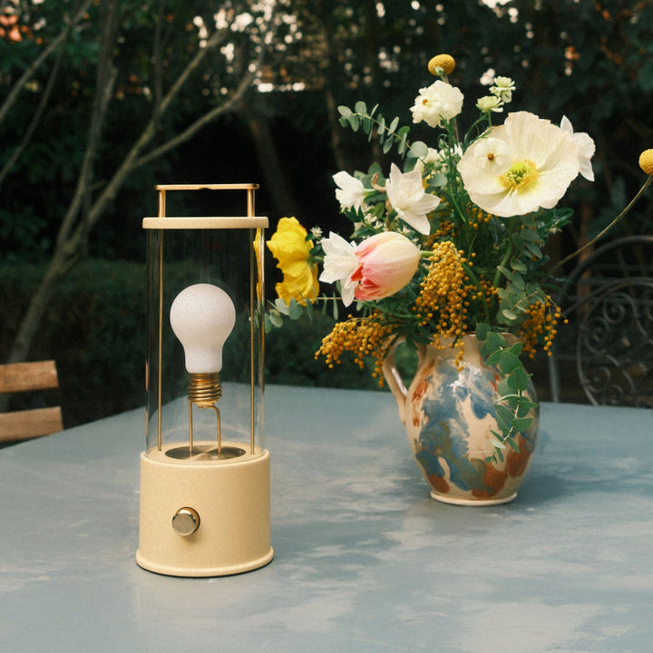 The Muse 2.0 Portable Lamp in Posset Yellow