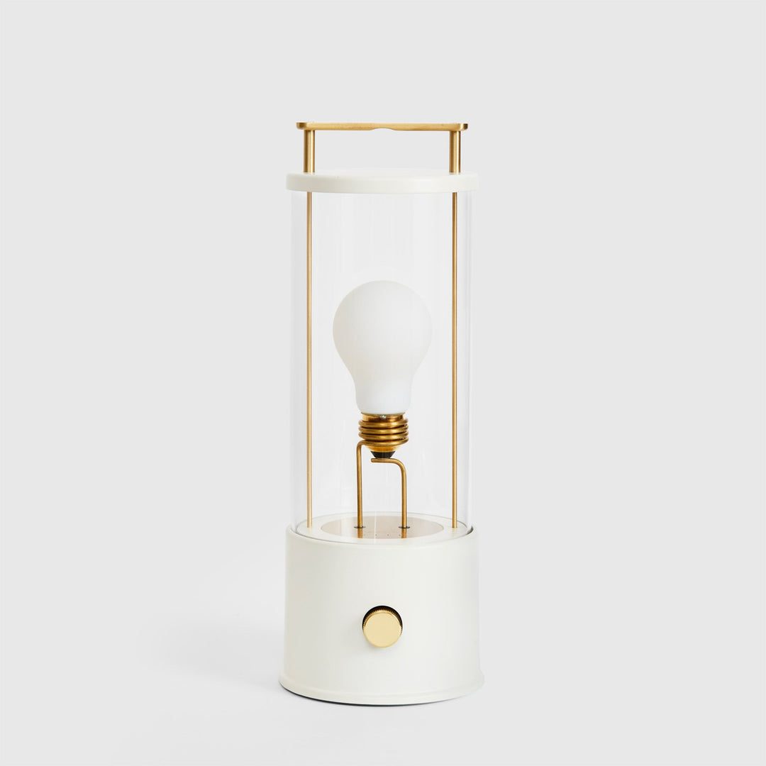 The Muse 2.0 Portable Lamp in Candlenut White