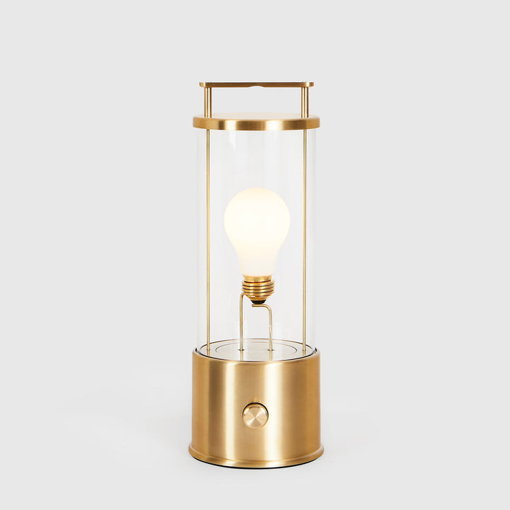 The Muse 2.0 Portable Lamp in Solid Brass