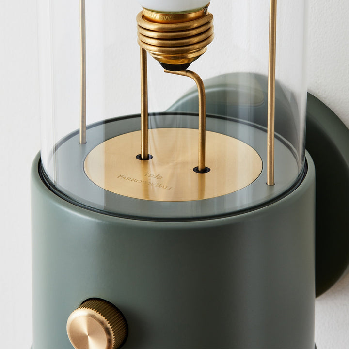 The Muse Wall Light in Pleasure Garden Green