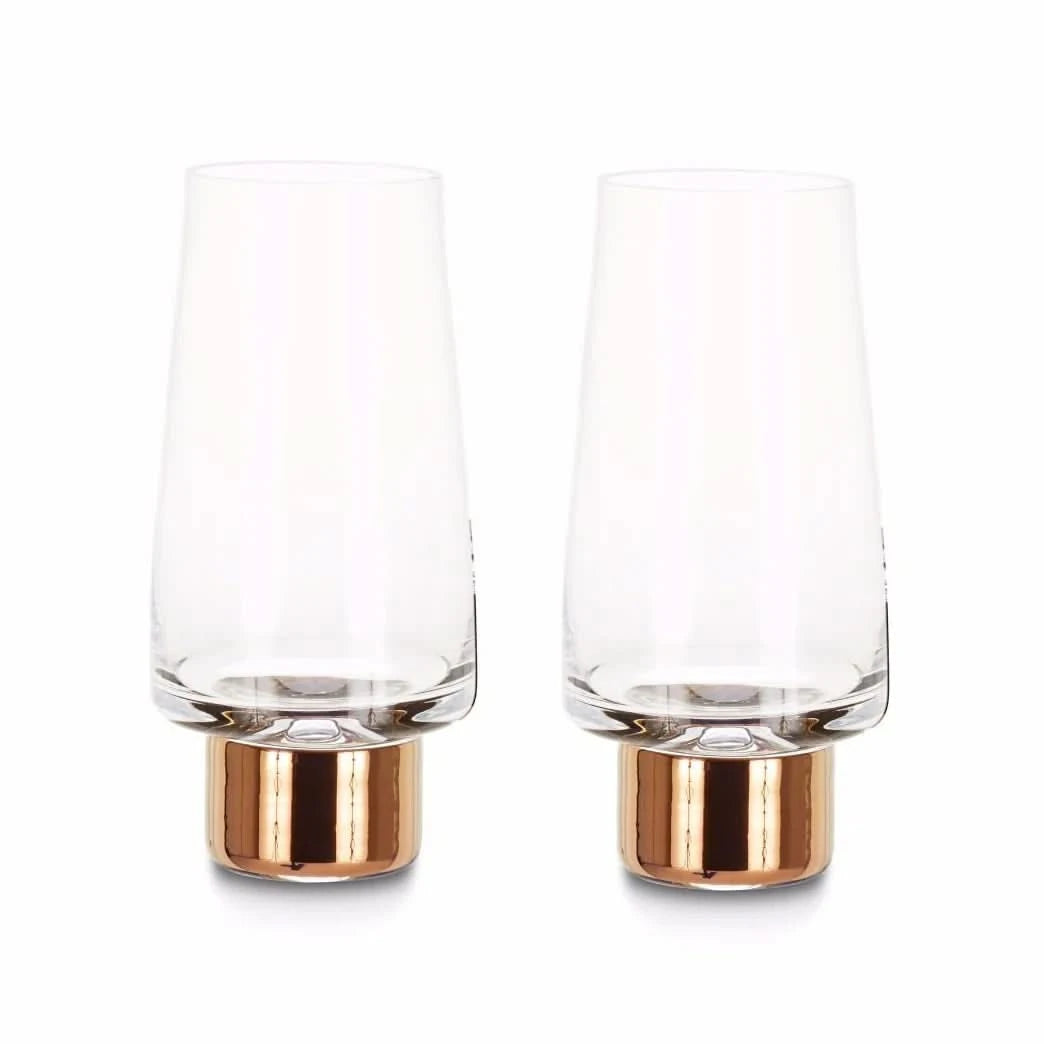 Tank High Ball Glasses (Set of 2) by Tom Dixon - Bayte
