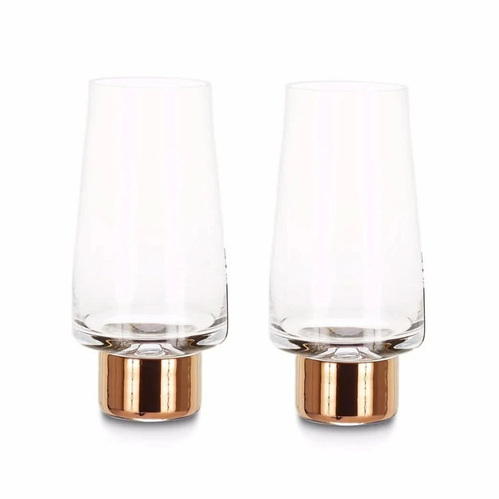 Tank High Ball Glasses (Set of 2) by Tom Dixon - Bayte